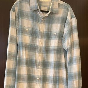 Blue & White Flannel